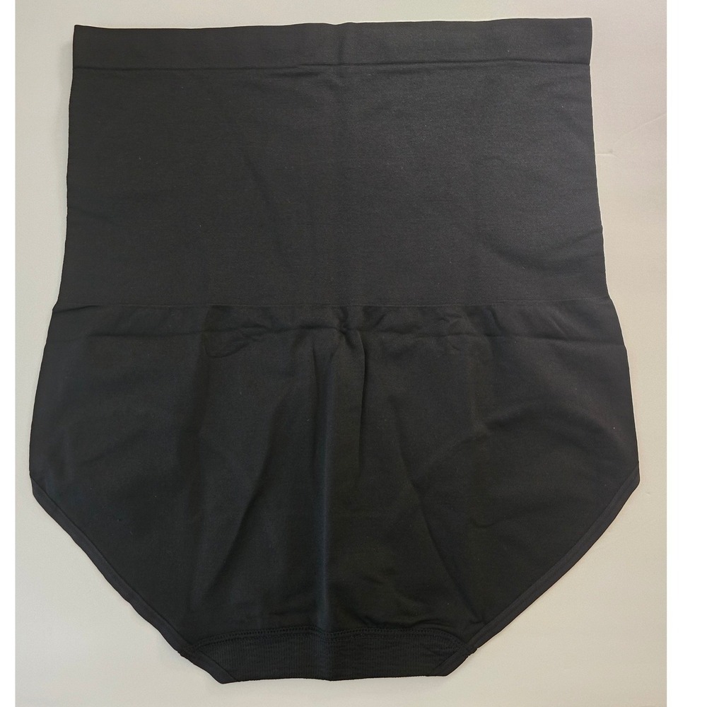 Yummie Womens High Waisted Shaping Brief Black Seamless Shapewear YT5-342 2X/3X - Picture 2 of 7